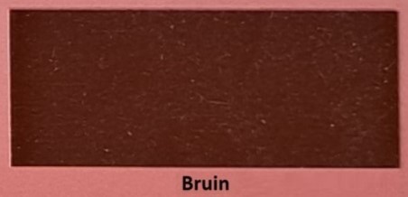 2,5 liter Embalan® dekkende beits BRUIN, gratis verzenden.