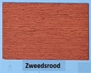 2,5 liter Embadecor® transparante beits ZWEEDS ROOD, gratis verzenden.