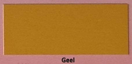 2,5 liter Embalan® dekkende beits GEEL, gratis verzenden.