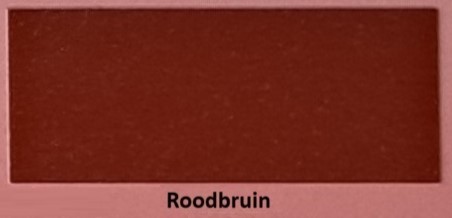 2,5 liter Embalan® dekkende beits ROOD BRUIN, gratis verzenden.