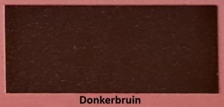 2,5 liter Embalan® dekkende beits DONKER BRUIN, gratis verzenden.