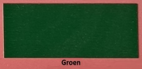 2,5 liter Embalan® dekkende beits GROEN, gratis verzenden.